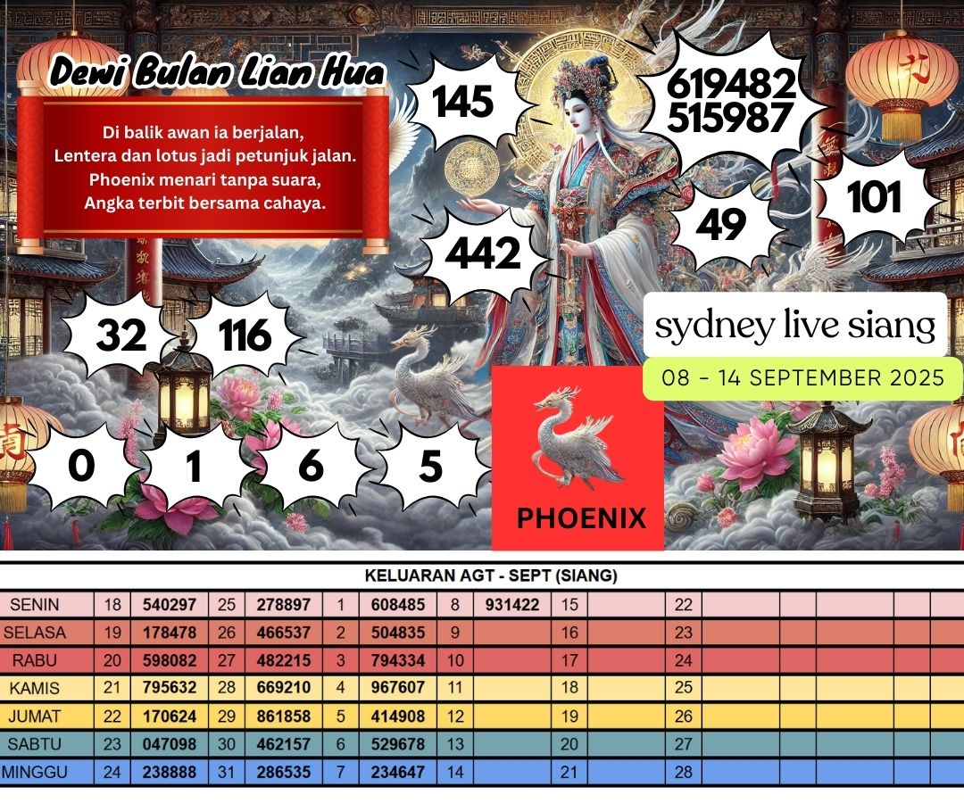 sydney live siang 08-14 sept 25