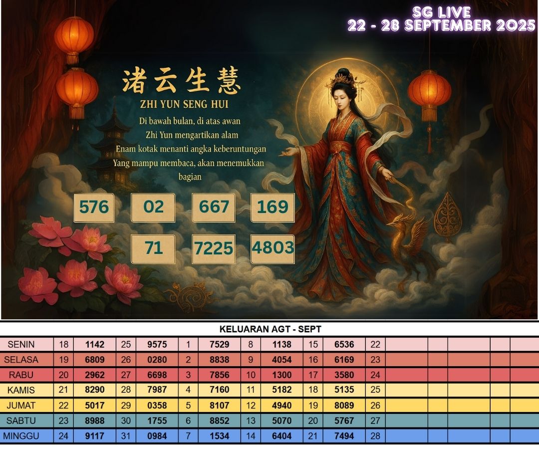 SG LIVE 22 - 28 SEPTEMBER 2025